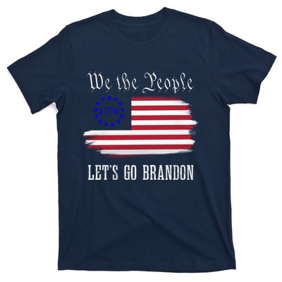 We The People LetS Go Brandon American Flag Gift T-Shirt