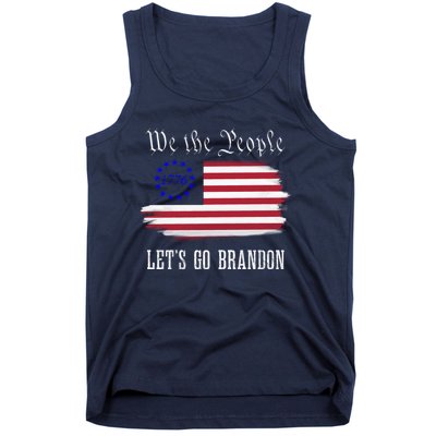 We The People LetS Go Brandon American Flag Gift Tank Top