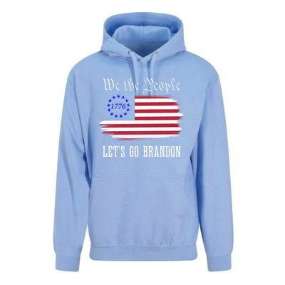 We The People LetS Go Brandon American Flag Gift Unisex Surf Hoodie