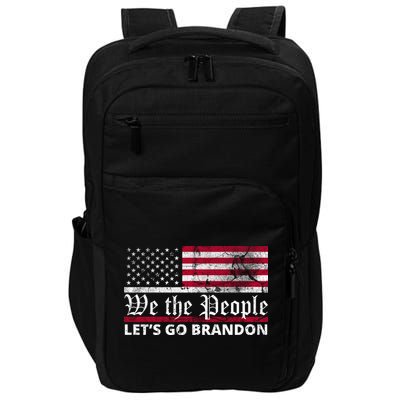 We The People Let's Go Brandon Patriotic Impact Tech Backpack
