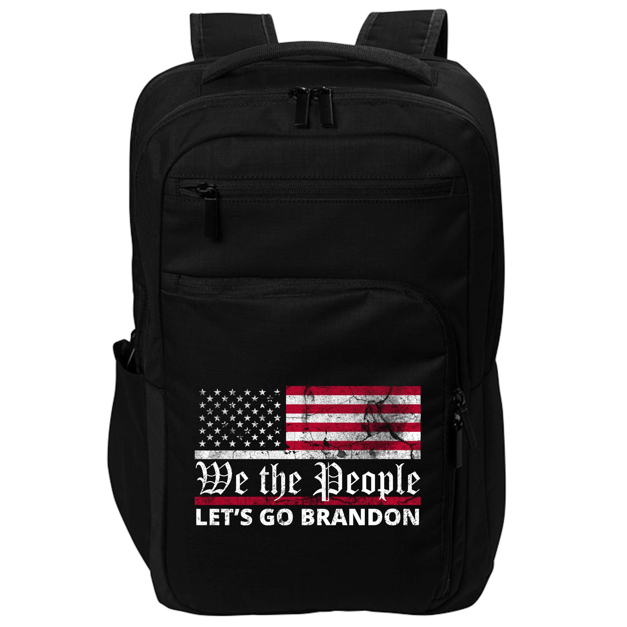 We The People Let's Go Brandon Patriotic Impact Tech Backpack