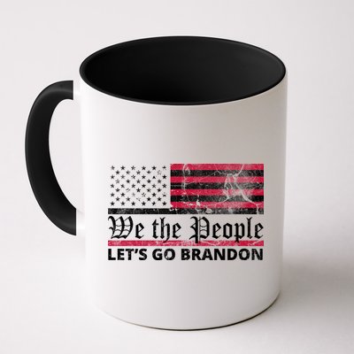 We The People Let's Go Brandon Patriotic Mug
