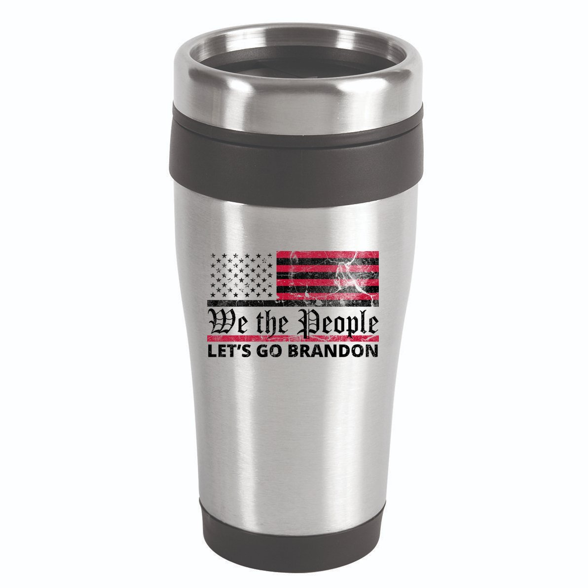 We The People Let's Go Brandon Patriotic 16oz Travel Tumbler