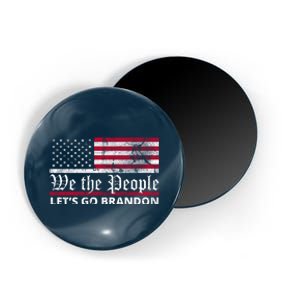 We The People Let's Go Brandon Patriotic Magnet