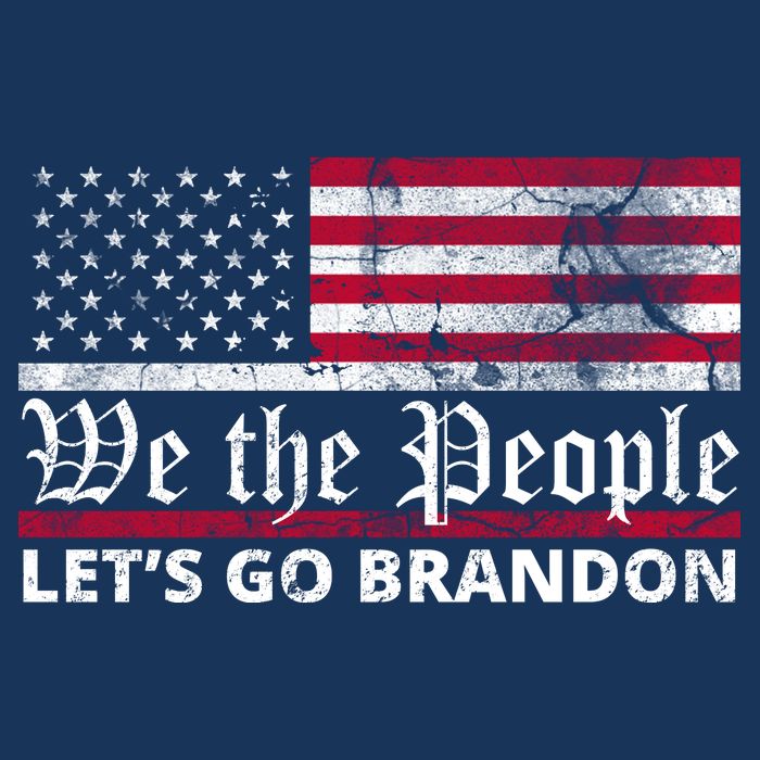 We The People Let's Go Brandon Patriotic 25L Jumbo Tote