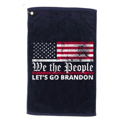 We The People Let's Go Brandon Patriotic Golf Towel