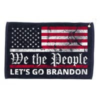 We The People Let's Go Brandon Patriotic Grommeted Golf Towel