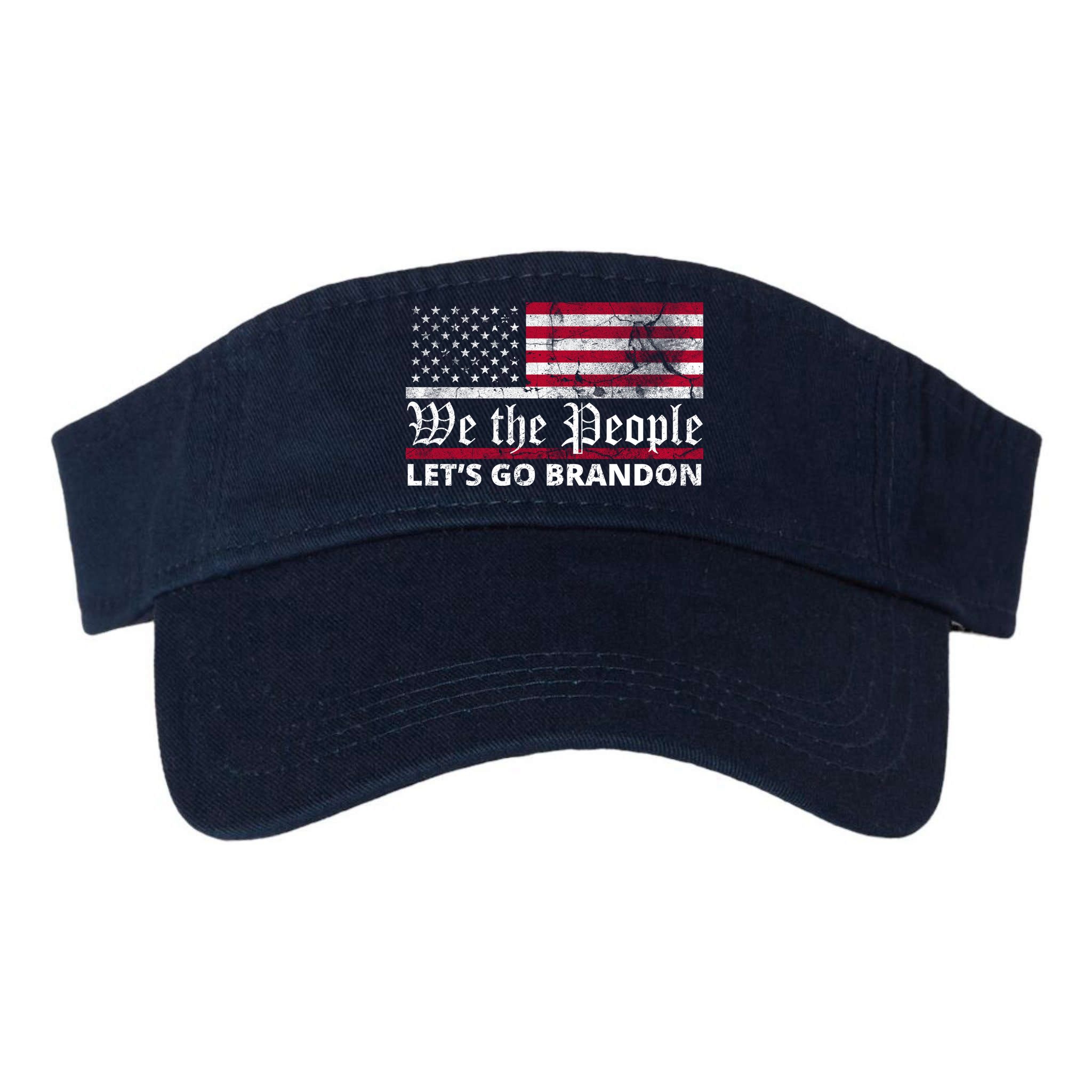 We The People Let's Go Brandon Patriotic Visor