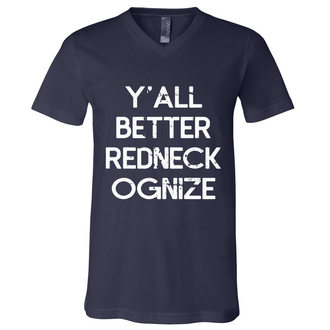 White Trash Party Attire Redneck Trailer Park Queen V-Neck T-Shirt
