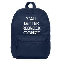 White Trash Party Attire Redneck Trailer Park Queen 16 in Basic Backpack