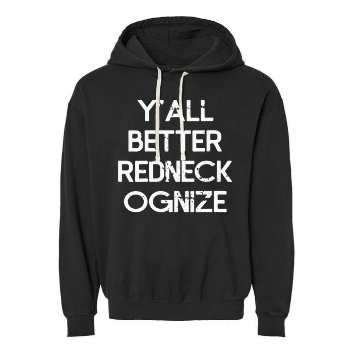 White Trash Party Attire Trailer Trash Redneck Garment-Dyed Fleece Hoodie