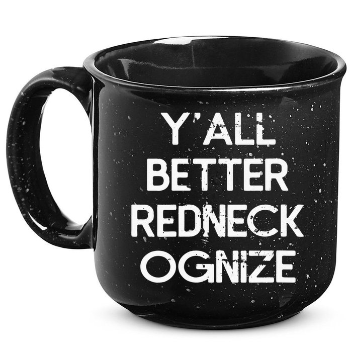 White Trash Party Attire Trailer Trash Redneck 15oz Campfire Ceramic Mug