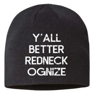 White Trash Party Attire Trailer Trash Redneck Sustainable Beanie