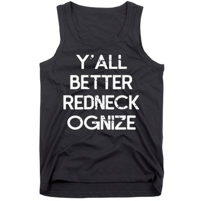 White Trash Party Attire Trailer Trash Redneck Tank Top