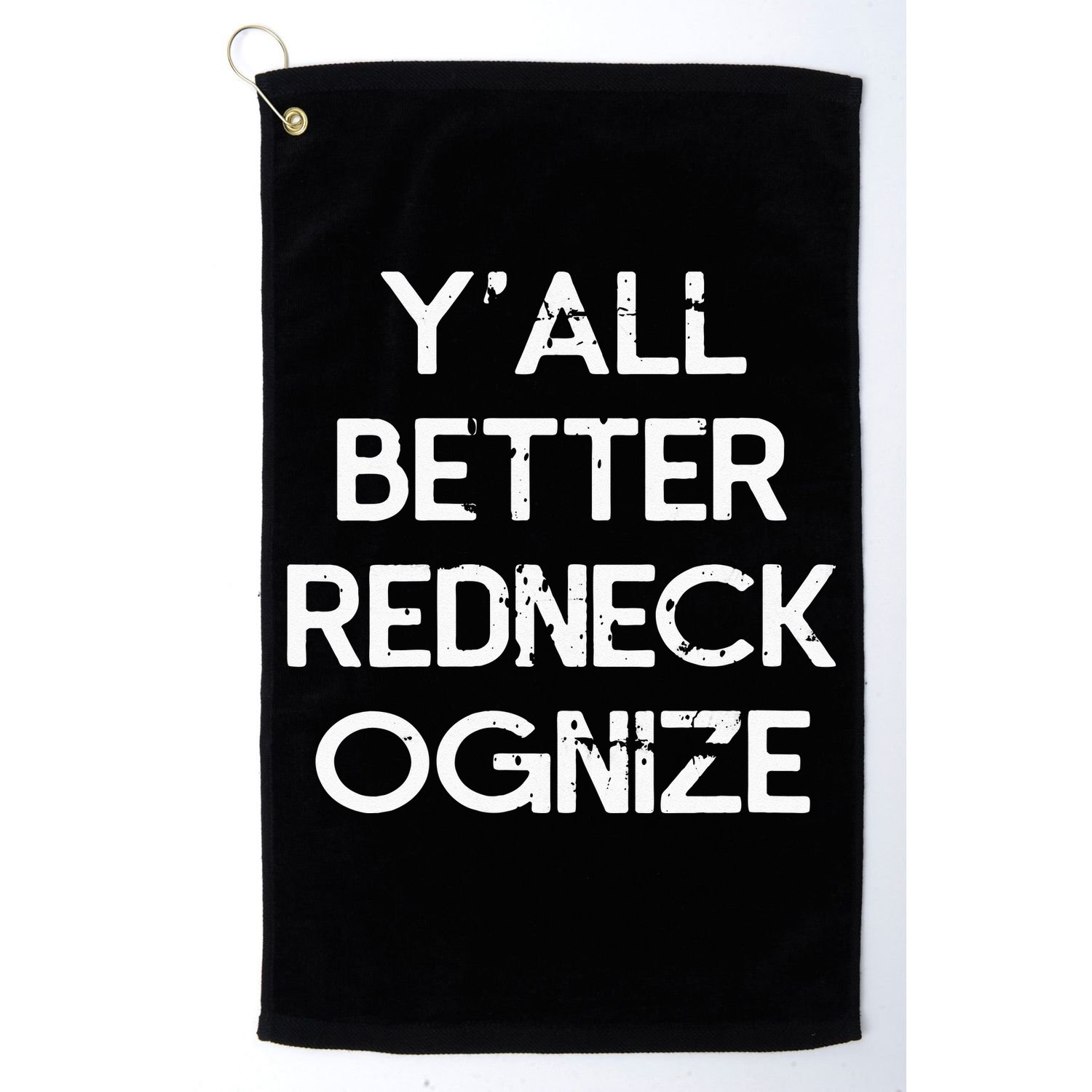 White Trash Party Attire Trailer Trash Redneck Golf Towel