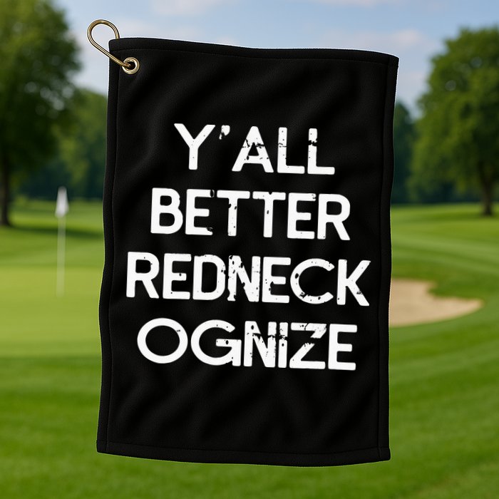 White Trash Party Attire Trailer Trash Redneck Golf Towel