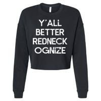 White Trash Party Attire Trailer Trash Redneck Cropped Pullover Crew