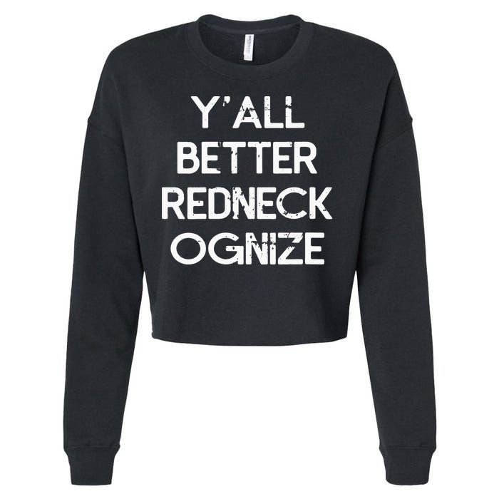 White Trash Party Attire Trailer Trash Redneck Cropped Pullover Crew