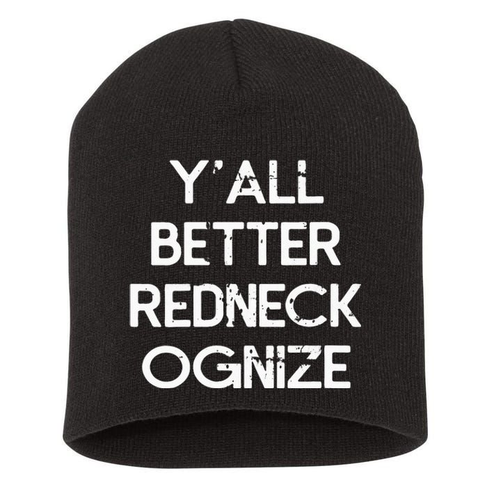 White Trash Party Attire Trailer Trash Redneck Short Acrylic Beanie