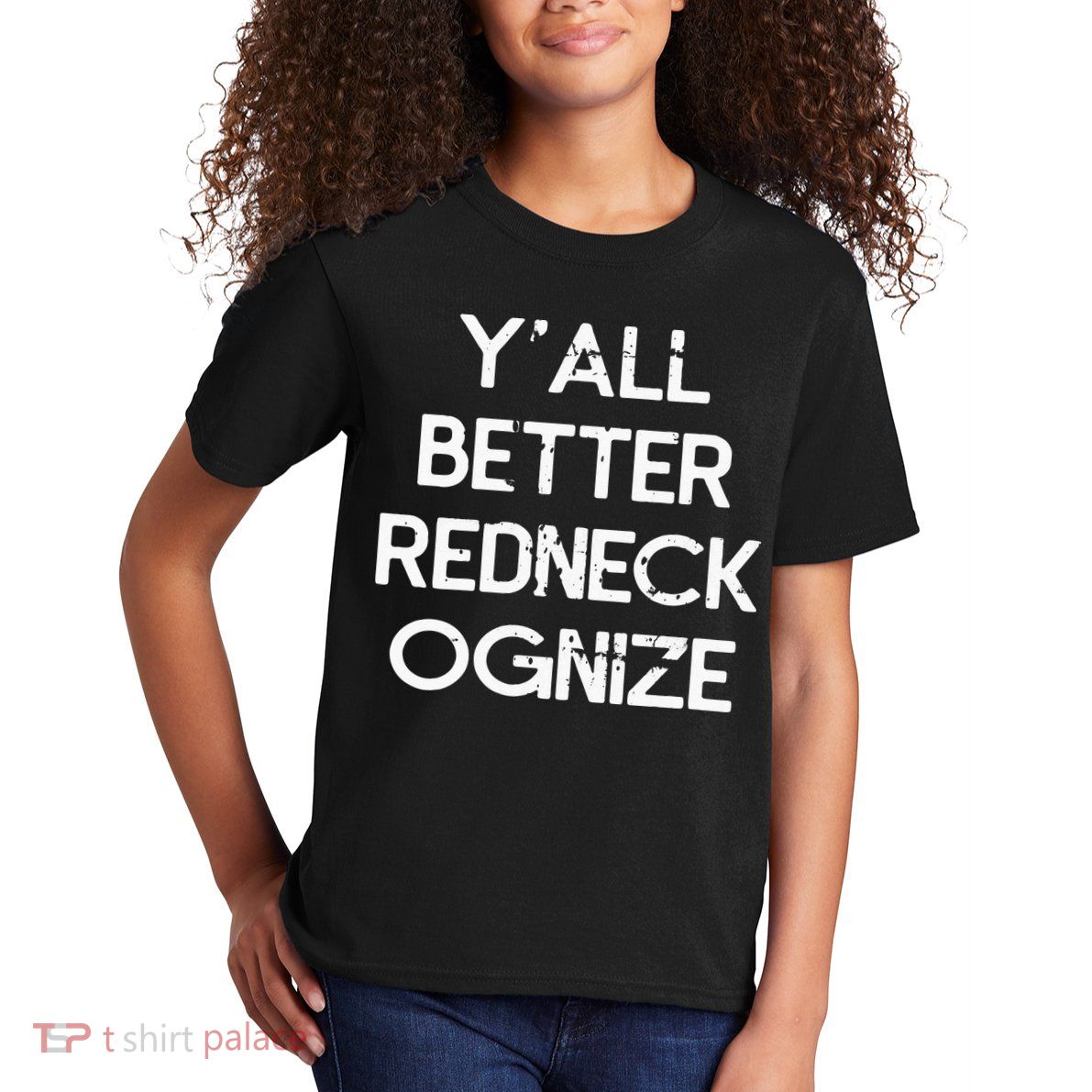 White Trash Party Attire Trailer Trash Redneck Kids T-Shirt