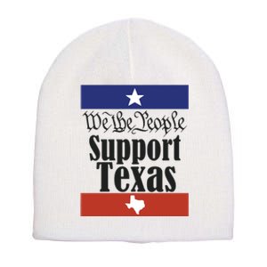 We The People Support Texas Short Acrylic Beanie