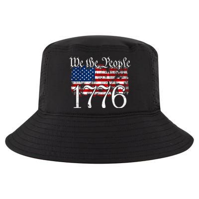 We The People 1776 U S Constitution Freedom American Flag Gift Cool Comfort Performance Bucket Hat