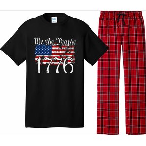 We The People 1776 U S Constitution Freedom American Flag Gift Pajama Set