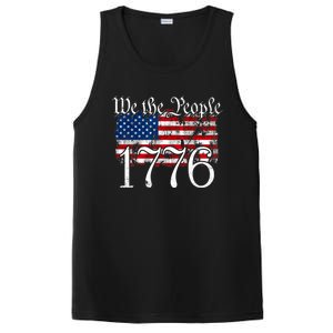 We The People 1776 U S Constitution Freedom American Flag Gift PosiCharge Competitor Tank