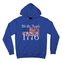 We The People 1776 U S Constitution Freedom American Flag Gift Hoodie