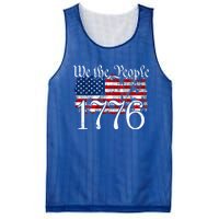 We The People 1776 U S Constitution Freedom American Flag Gift Mesh Reversible Basketball Jersey Tank