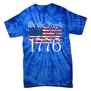 We The People 1776 U S Constitution Freedom American Flag Gift Tie-Dye T-Shirt