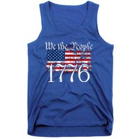 We The People 1776 U S Constitution Freedom American Flag Gift Tank Top