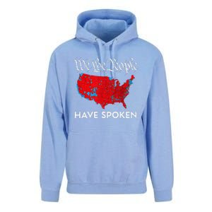 We The People Have Spoken Trump 2024 Election Map Unisex Surf Hoodie