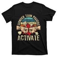 Wonder Twin Powers Activate Twins Brother Sister Sibling T-Shirt