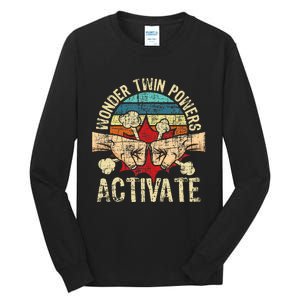 Wonder Twin Powers Activate Twins Brother Sister Sibling Tall Long Sleeve T-Shirt