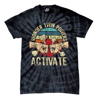 Wonder Twin Powers Activate Twins Brother Sister Sibling Tie-Dye T-Shirt