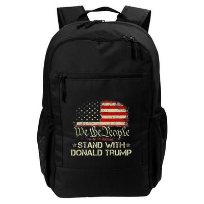 We The People Stand With Donald Trump 2024 Backpack