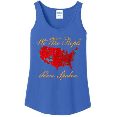 We The People Have Spoken Map Of 2024 Ladies Essential Tank