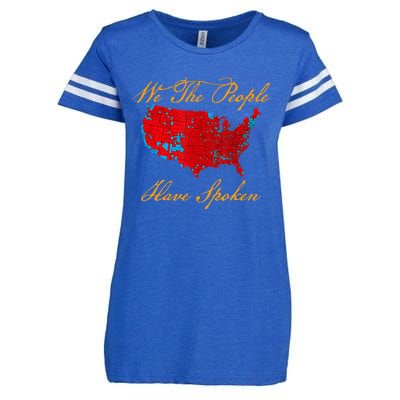 We The People Have Spoken Map Of 2024 Enza Ladies Jersey Football T-Shirt