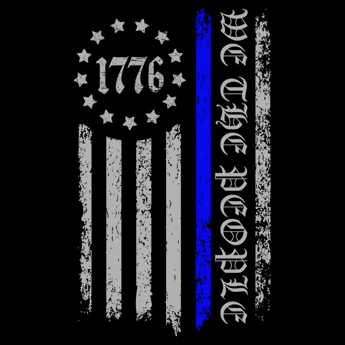 We The People Thin Blue Line Betsy Rose 1776 City Backpack