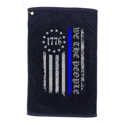 We The People Thin Blue Line Betsy Rose 1776 Golf Towel