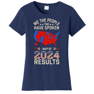 We The People Have Spoken Map Of 2024 Election Results Women's T-Shirt