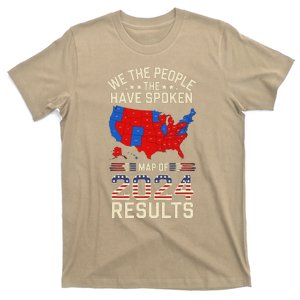 We The People Have Spoken Map Of 2024 Election Results T-Shirt