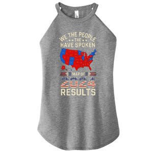 We The People Have Spoken Map Of 2024 Election Results Women's Perfect Tri Rocker Tank