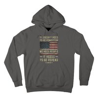 We The People I't Doesn't Need To Be Rewritten I't Needs To Be Reread Hoodie