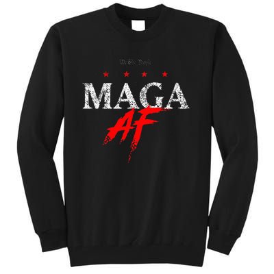 We The People Maga Af Tall Sweatshirt