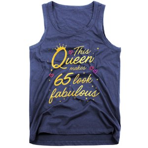 Wo This Queen Makes 65 Look Fabulous 65th Birthday Tank Top