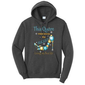 Womens This Queen Was Born In August Shirts Tall Hoodie