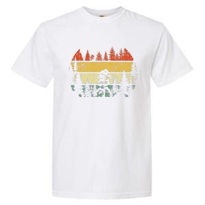 Wildlife Trees Retro Forest Outdoors Nature Garment-Dyed Heavyweight T-Shirt