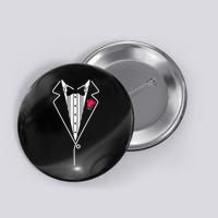 Wedding Tuxedo Red Rose Suit Button